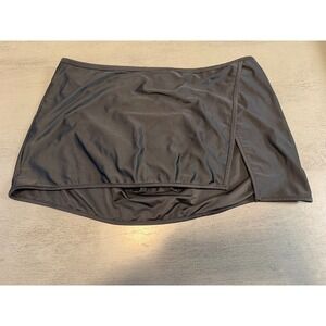 SKIRTED black TIME AND TRU lined  swimsuit bikiini bottom  size  XL 16-18